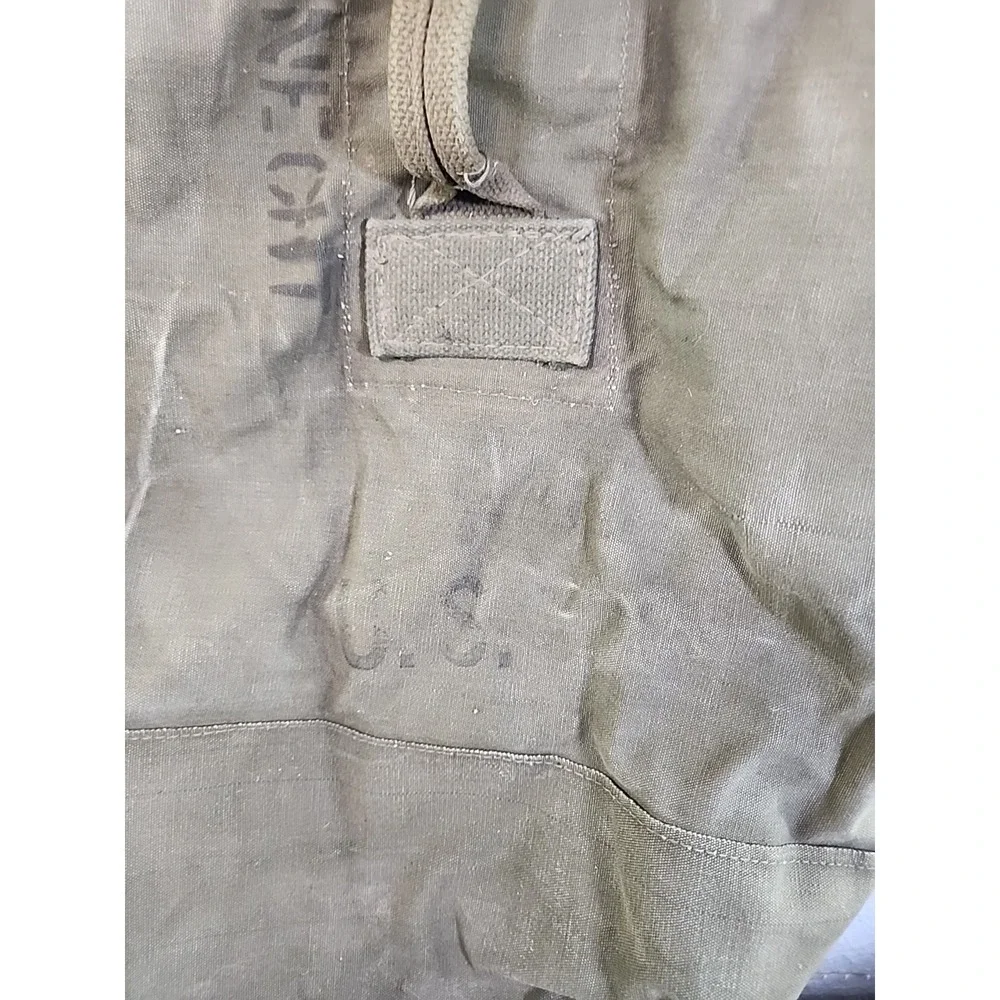 Vintage Original WWII - Vietnam US ARMY‎ Duffel Bag TWEEDIES- NAMED.